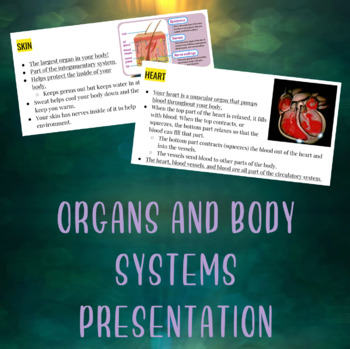 Preview of Organs and Body Systems (FCAT/SSA) Presentation