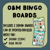Orientation & Mobility Bingo Boards