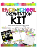 Orientation kit for back to school: Amusement park theme