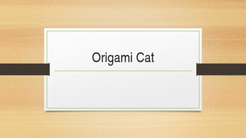 Origami Cat Power Point
