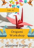 Origami Club Poster for all ages
