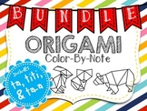 Origami Color-By-Note BUNDLE with Ta, Titi & Ta-a