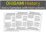 Origami History and 4 samples with Instructions