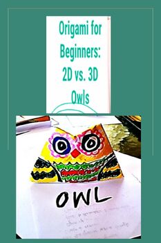 Preview of Origami Owl 3D Art Lesson 2D Line Drawing Combo Beginner Discussion 2nd-5th