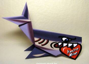 origami shark attack