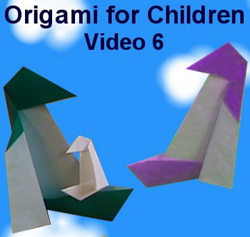 Origami For Children Video 6 How To Make An Origami Penguin