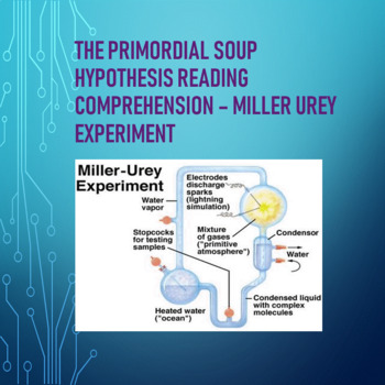Miller Urey Experiment Teaching Resources | TPT