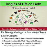 Origin of Life on Earth - Evidence for History of Life on Earth