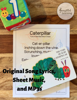 Preview of Caterpillar Circle Time Song | Spring Song | Bugs and Insects | Preschool Music