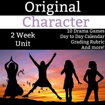Preview of In-Person Original Character Unit - 2 Weeks of Activities, Worksheets, and More!