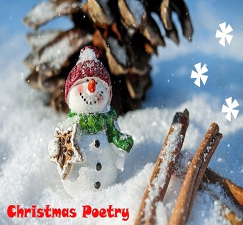 Preview of Christmas Poetry - Snow, Snowman, Mince Pies & Elves 3 Poems+Teaching Ideas+MP3s