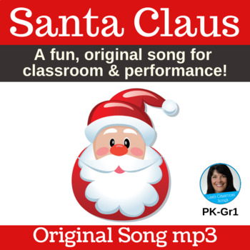 Preview of Christmas Action Song | Santa Song | Holiday Program | Original Song mp3 Only