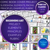 Comic Book Cover Drawing Project Slideshow, Handout, Art E