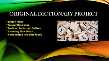 Preview of Original Dictionary Project – Inventing New Words with Prefixes, Roots, Suffixes