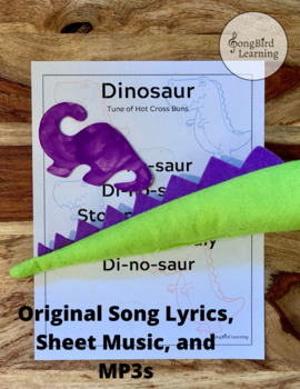 Preview of Dinosaur Circle Time Song | Preschool Music | Movement Song