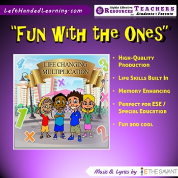 Preview of Original Multiplication Songs - "Fun with the Ones" includes Life Skills too!