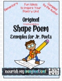 Original Shape Poem Examples for Jr. Poets