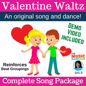 Preview of Valentine Song and Dance in ¾ Meter with Backing Track