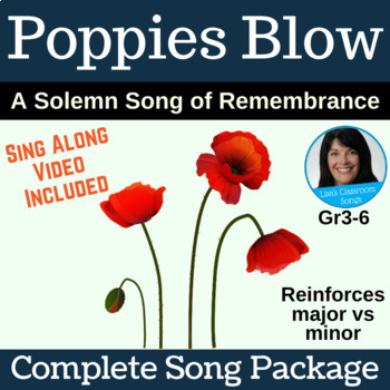Preview of Remembrance Day Song & Activity | Performance | mp3s, PDF, SMART, Video