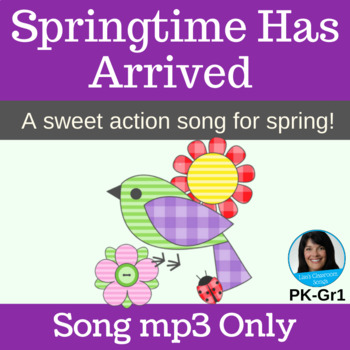 Preview of Spring Song for Classroom and Performance | Original Song mp3 Only