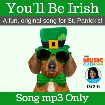 Preview of St. Patrick's Day Song | Gr 2-6 | Original Song mp3 Only