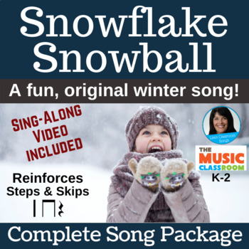Preview of Winter Song & Activity | K-2 | Holiday Program | mp3s, PDF, SMART, Video