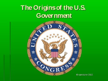 Preview of Origins of American Government PowerPoint