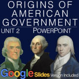 Origins of American Government PowerPoint /  Google Slides