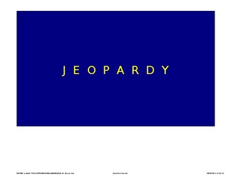 Preview of Origins of American Government Review Jeopardy
