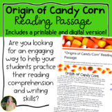 Origins of Candy Corn Reading Passage