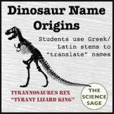 Origins of Dinosaur Names