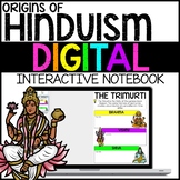 Origins of Hinduism Digital Interactive Notebook Google Drive