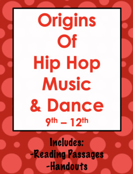 Preview of Origins of Hip Hop Music & Dance: DISTANCE LEARNING
