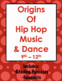 Origins of Hip Hop Music & Dance: DISTANCE LEARNING