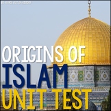 Origins of Islam Test and Answer Key EDITABLE