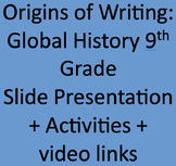 Origins of Writing: Global History Lesson 9th Grade (Hiero