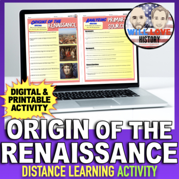 Preview of Origins of the Renaissance | Digital Learning Activity