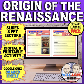 Preview of Origins of the Renaissance | Digital Learning Pack