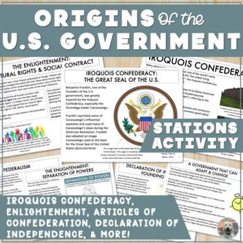 Preview of Origins of the US Government Stations: Magna Carta, Iroquois Confederacy, & more