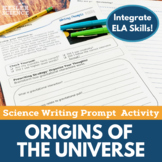 Origins of the Universe - Writing Prompt Activity - Print 