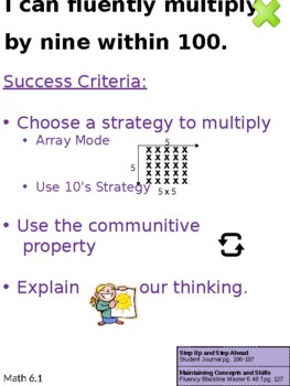 Preview of Origo Module 6 Targets and Success Criteria