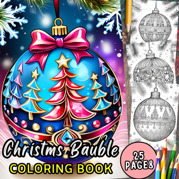 Preview of Ornament Christmas Coloring Pages 4th grade Coloring Sheet Kindergarten Craft