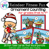 Christmas Counting Fitness for PE and Brain Breaks