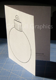 Ornament Craft Card Template PDF