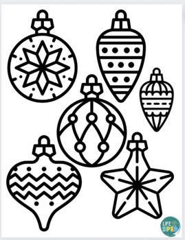 decorating coloring pages