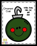 Christmas Ornament Craft and Writing Prompt for Kindergarten