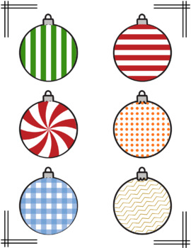 Ornament Match - Colors & Patterns by fosteringhandsOT | TPT