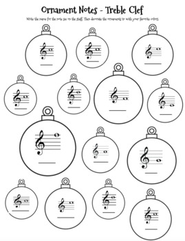 Preview of Ornament Notes - Treble & Bass Clef