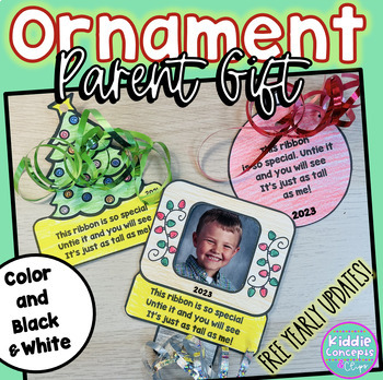 Preview of Ornament Parent Gift - Christmas Tree
