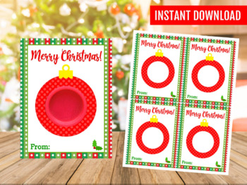 Play-Doh Ornament Gift Card - Repeat Crafter Me
